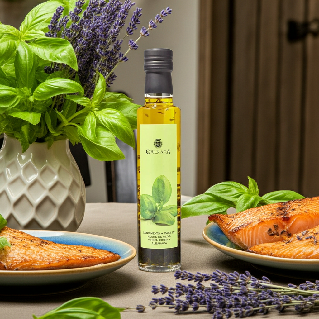 La Chinata Basil Flavoured Extra Virgin Olive Oil 250ml